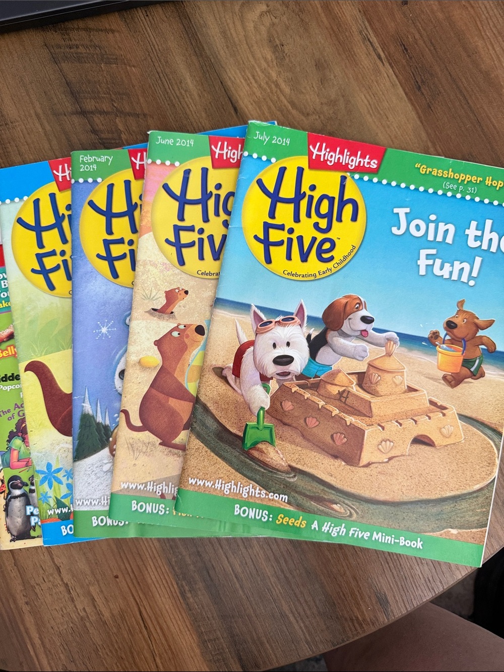 Highlights High Five Kids Magazine Bundle (5) Educational Activity Magazine